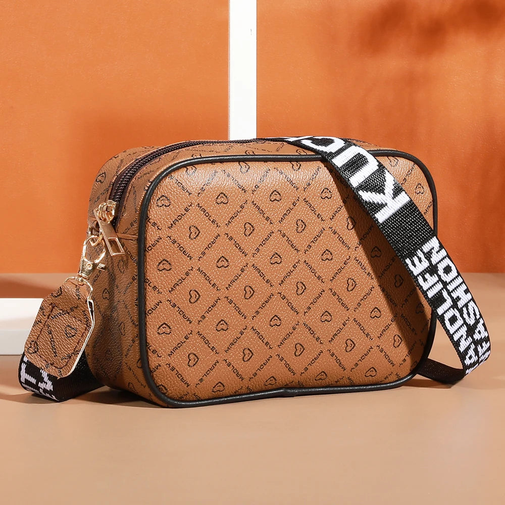 Fashion Multifunctional Small Crossbody Bag | Unisex Mini Wallet & Shoulder Bag for Daily Use & Travel (Plaid Pattern) Luxegan