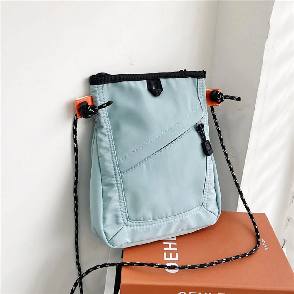 New Fashion Mini Waterproof Travel Messenger Bag | Unisex Small Square Split Leather Crossbody Handbag with Hasp Closure Luxegan