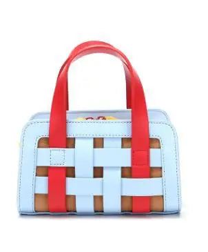 New In Splicing Woven Design Handbag | Casual Versatile Ladies Shoulder Bag | Fashion Knitting Shell Crossbody for Women Luxegan