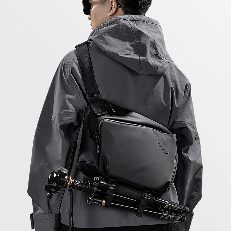 Crossbody bag Men's outdoor sports waterproof sports shoulder bag | Riding fashion trend 13 "pad bag bolso hombre crossbody bags Luxegan