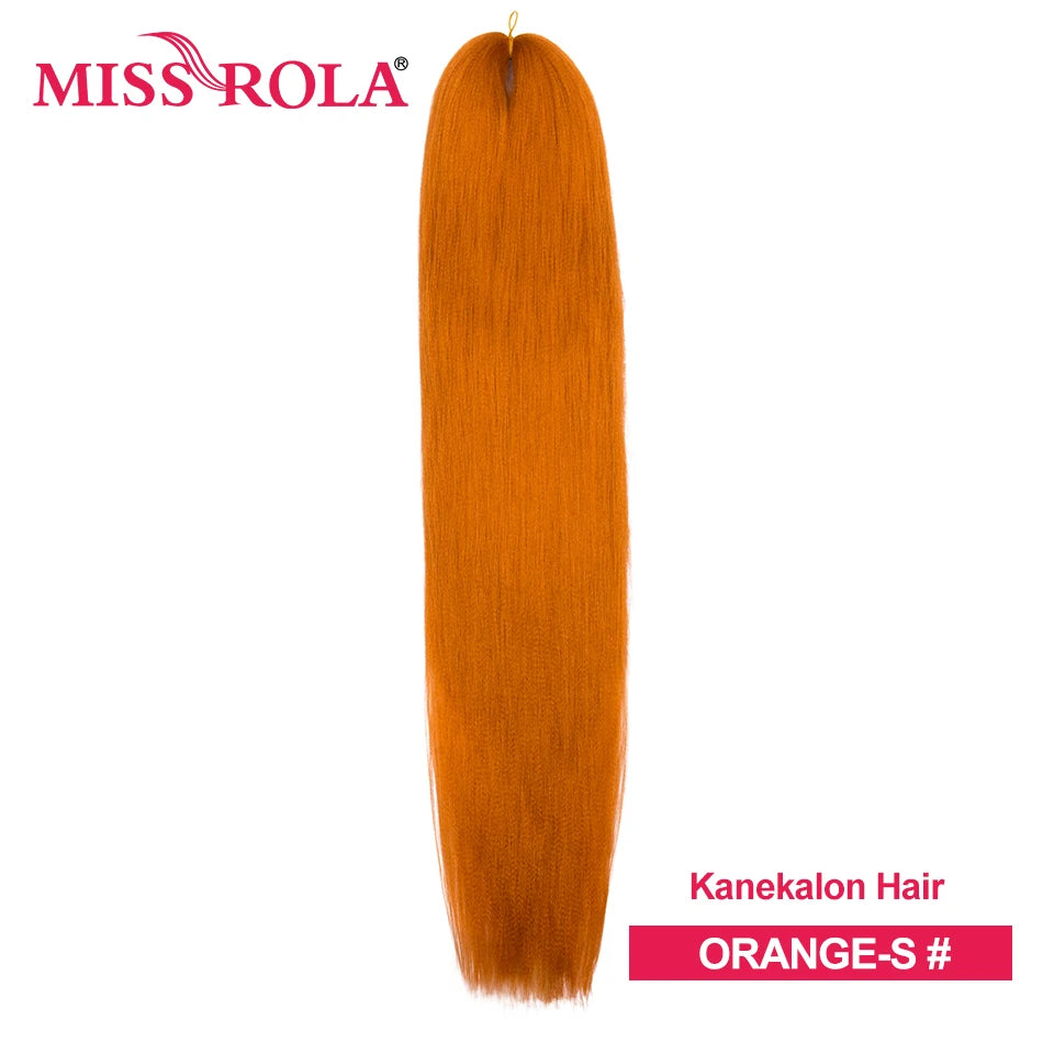 Jumbo Pre-Stretched Kanekalon Braiding Hair 24in – Ombré & Solid Colors Twist Braid Extensions - view 53
