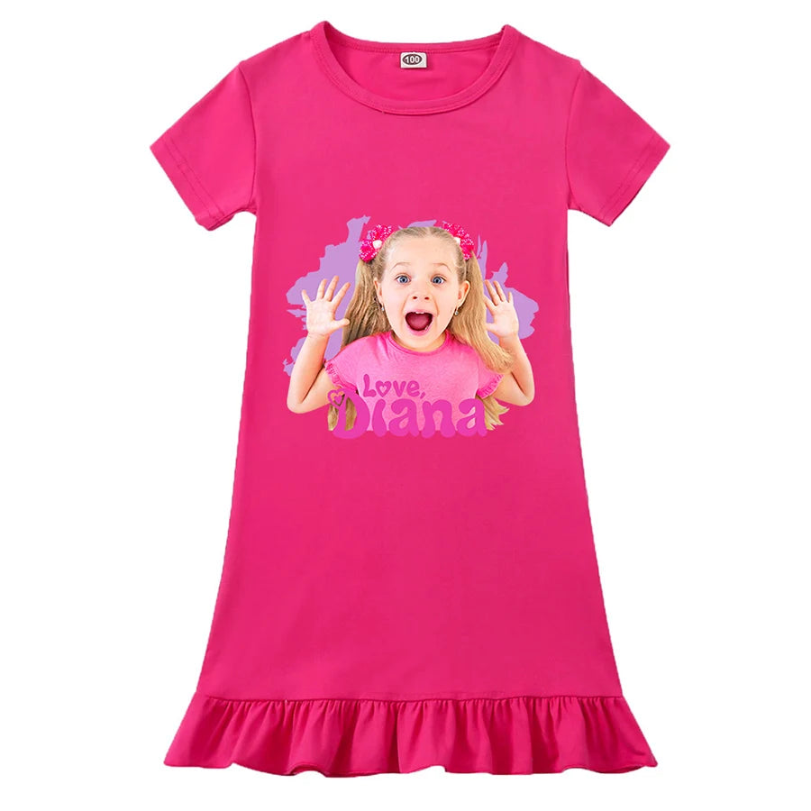 Diana and Roma Party Dresses for Girls Dress Baby Girls Clothes Princess Dress Girl Single Suits and Cut Fashion for Babies