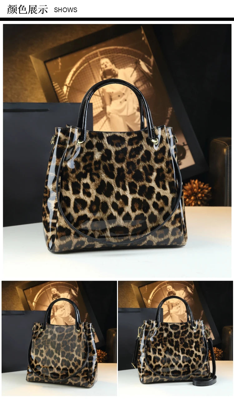 Genuine Leather Crocodile Print Bucket Bag | Vintage Tote & Messenger Luxegan