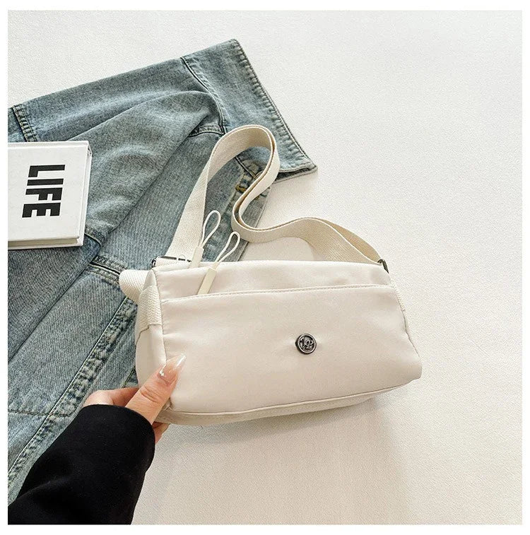 New Style Versatile Nylon Crossbody Bag | Simple Summer Leisure Single-Shoulder Tourist & Commuter Bag for Women Luxegan