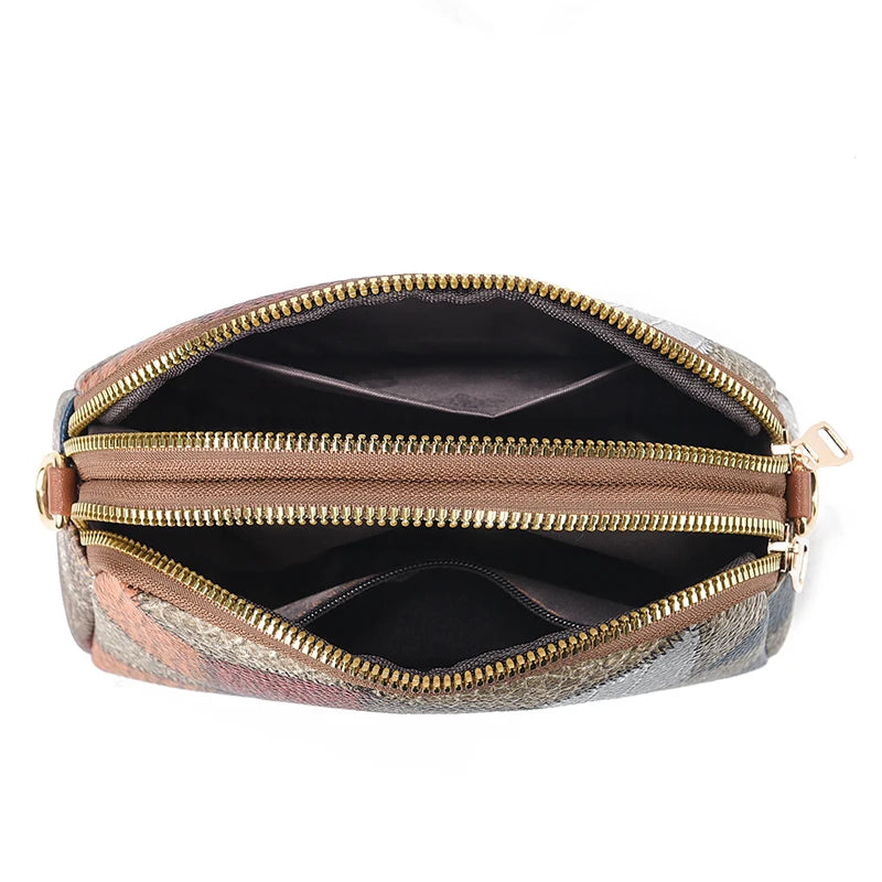 Trendy Printed Shell Bag | Casual Crossbody & Shoulder Purse Luxegan