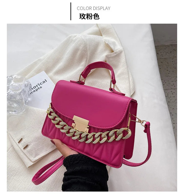 New Designer Shoulder Bag | Fashion Chain Crossbody Bag & Casual Tote Luxegan