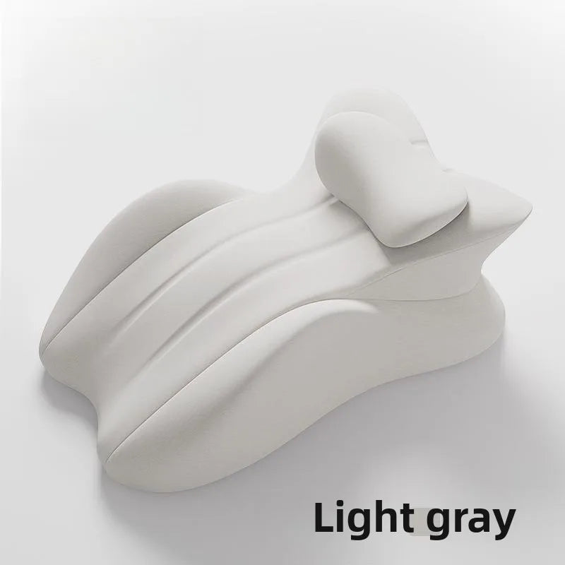 Multifunctional Prone Sleeping Pillow | Sophisticated "Ergonomic Lie-Down" Silhouette | Elegant Machine Washable & Hypoallergenic Bed Cushion | "Dignified" High-Performance Memory Foam Essential for Radiant Versatile Styling Luxegan