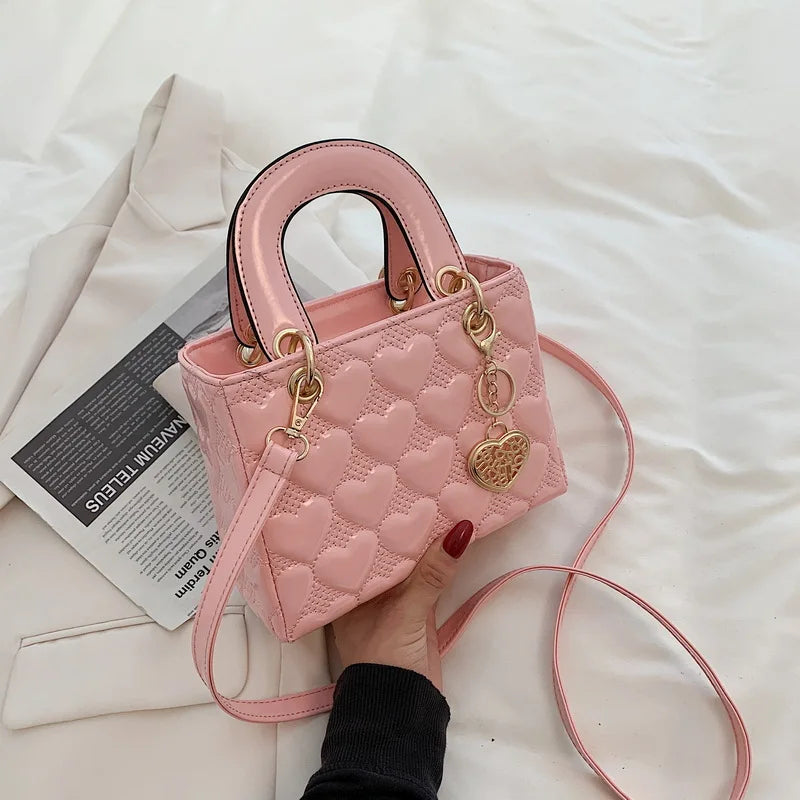 Handbag Women Brand Luxury Totes | High Quality Fashion Classic Quilted Square Handle Bag & Women's Crossbody Shoulder Bags Luxegan