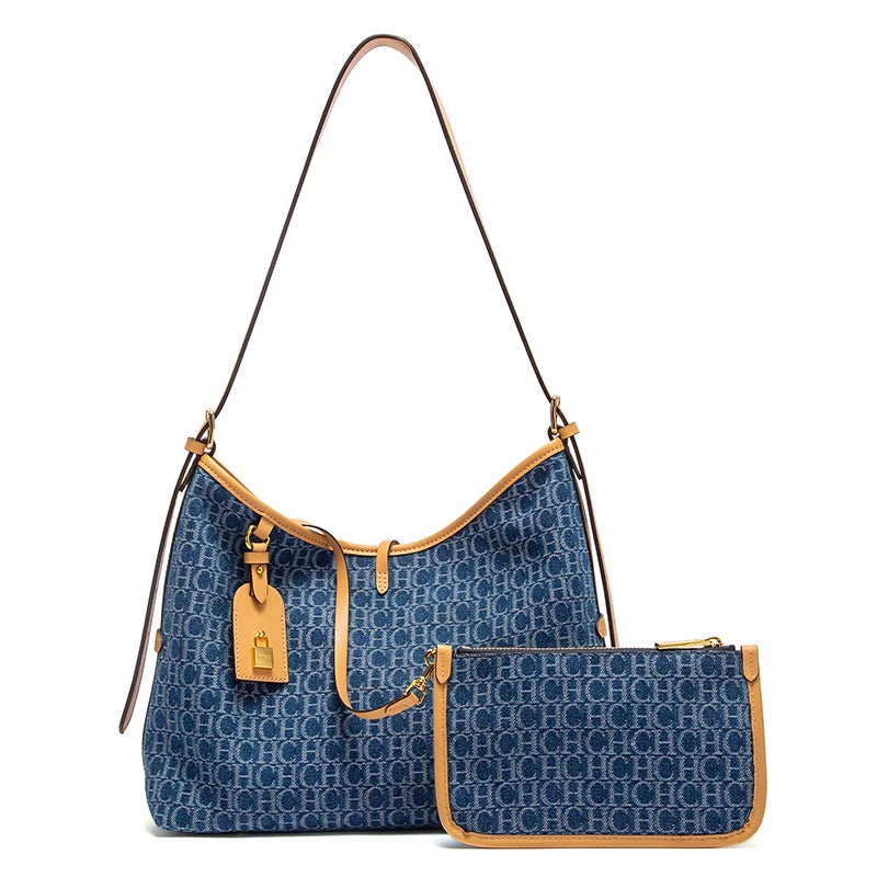 Fashion Classic Retro Women’s Shoulder Bag | Business Office Letter Print Small Bag | Versatile Accessory Design Underarm & Handbag (Model CP2C2131)  Luxegan