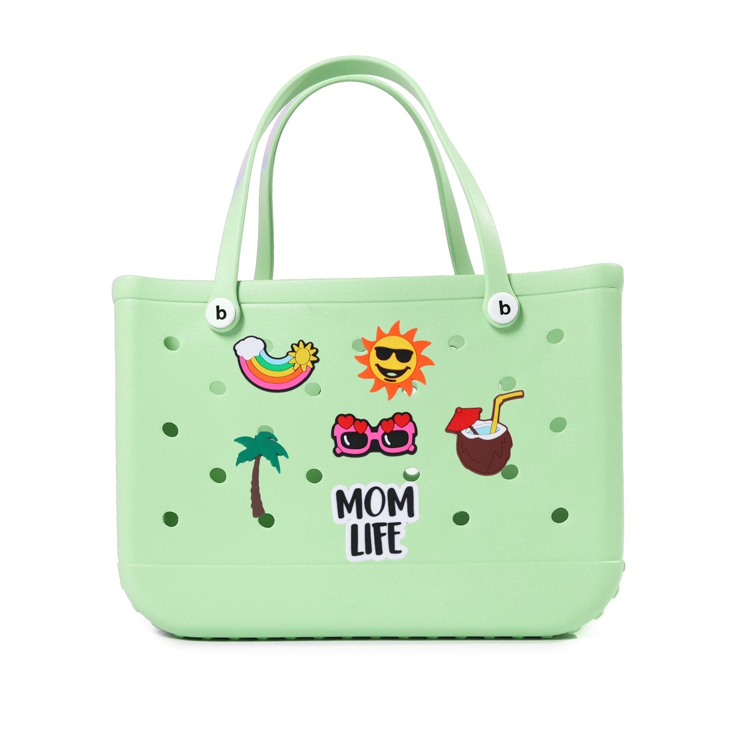 XL Waterproof TPU Beach & Travel Tote (Jelly Tote) Luxegan