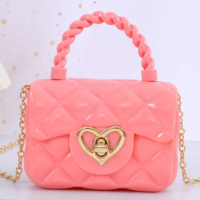 PU Mini Shoulder Bag | Heart Coin Wallets & Handbags Luxegan