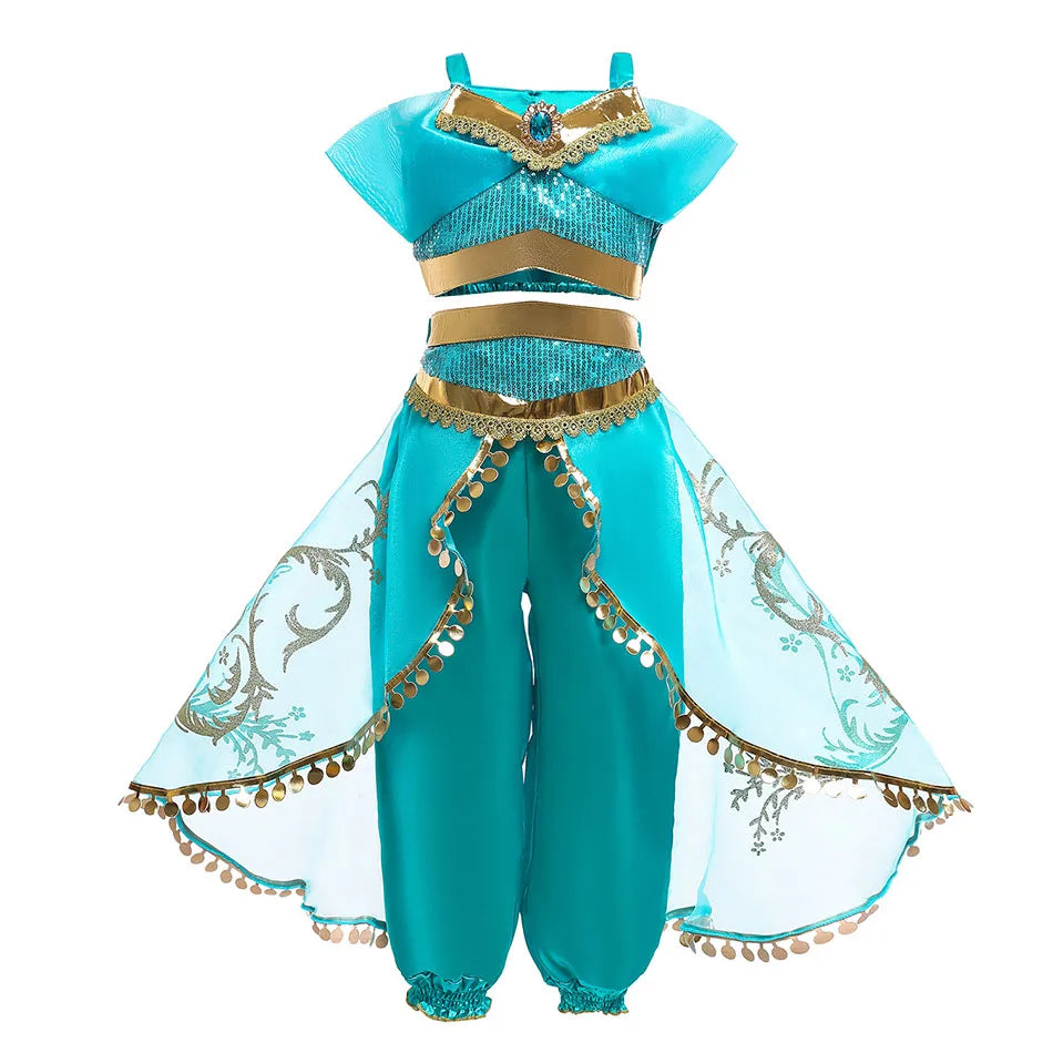 Girls Mirabel Isabela Encanto Costume Girl Princess Dress Children Elsa Anna Rapunzel Cinderella Mermaid Aurora Cosplay Clothes