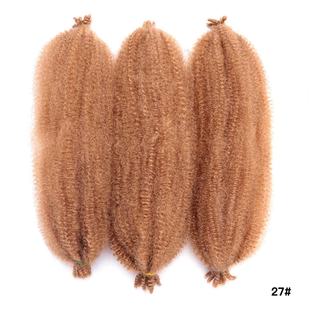 Afro Twist Crochet Hair – Pre-Separated Marley Braids for Natural Styles