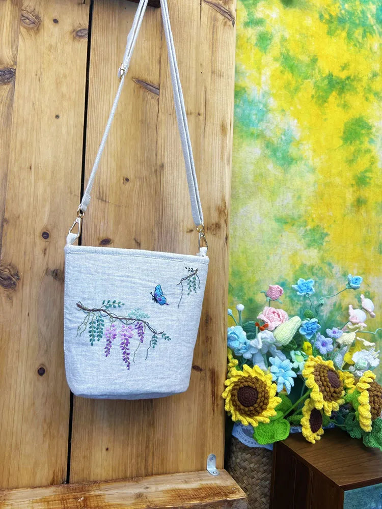 Women's Shoulder Bag Luxury Handbag Chinese Intangible Cultural Heritage | Three-dimensional Embroidery Tote Crossbody Bag Lady Luxegan