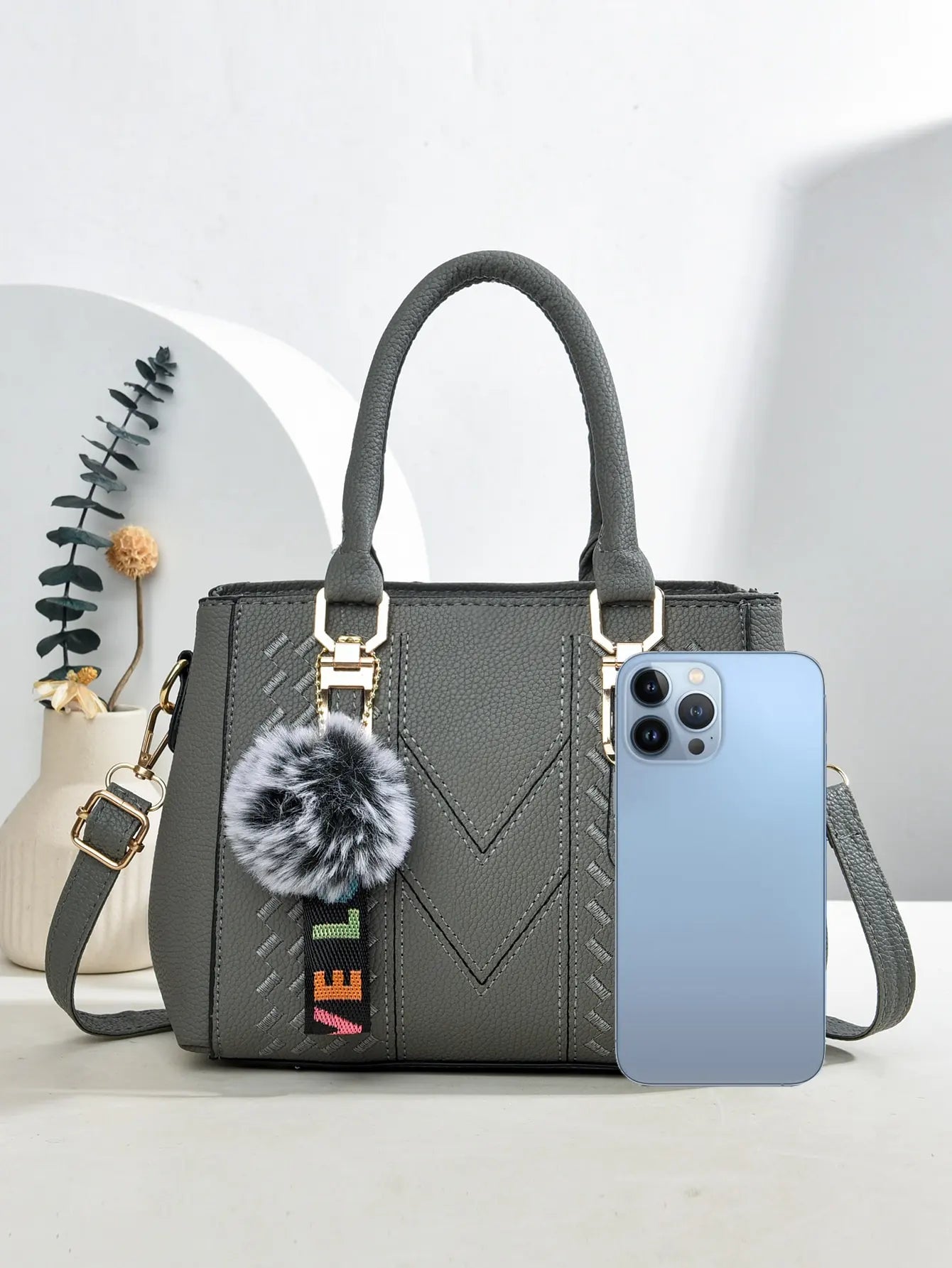 Fashionable Large Capacity Embroidered Crossbody Bag for Women | PU Leather Handbag for Daily Use & Business Luxegan
