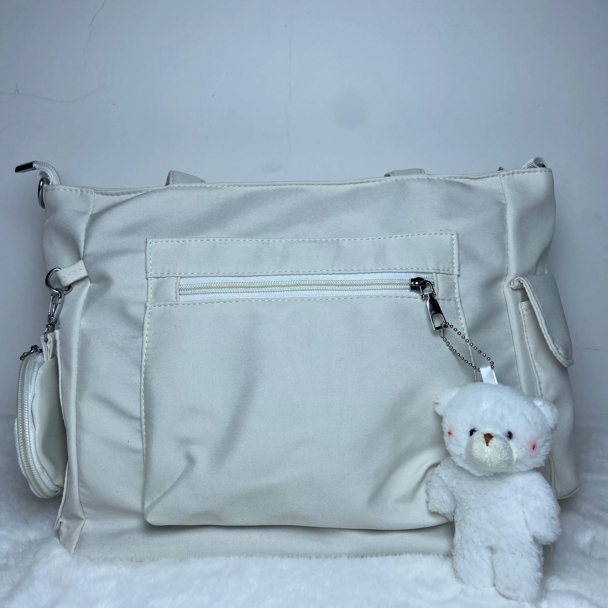 Simplicity Oxford Canvas Composite Shoulder Bag | Large Capacity Solid Color Lazy Style Commuter Tote & Crossbody Bag (Unisex) Luxegan