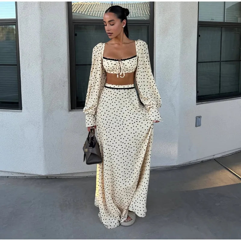 Fashion Women's Printed Ruffled Dress Elegant Short Sleeve Female V Neck Maxi Dresses 2026 Summer Elegant New Lady Vestidos