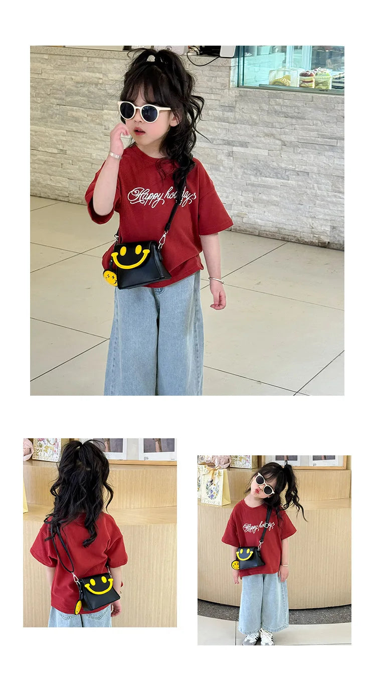 Princess Fashion Designer Crossbody Bag | Versatile "Mother & Kids" Matching Handbag | Trendy PU Leather Satchel & School Bag for Girls & Women (Model 20250513HM006) Luxegan