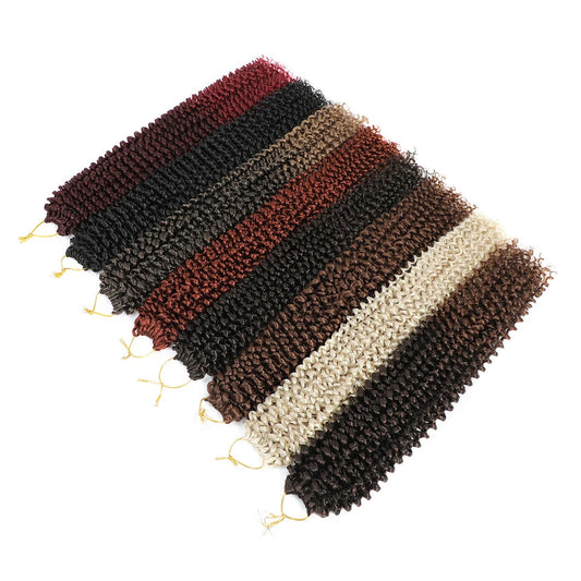 Water Wave Crochet Braiding Hair | Afro Curly Synthetic Braids for Passion Twists & Butterfly Locs 22"