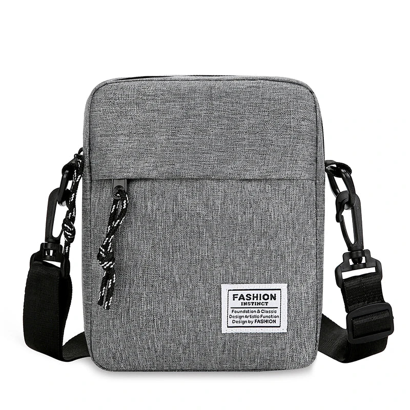 Men's Satchel Oxford Cloth Shoulder Bag | Casual Crossbody Small Square Bag Luxegan