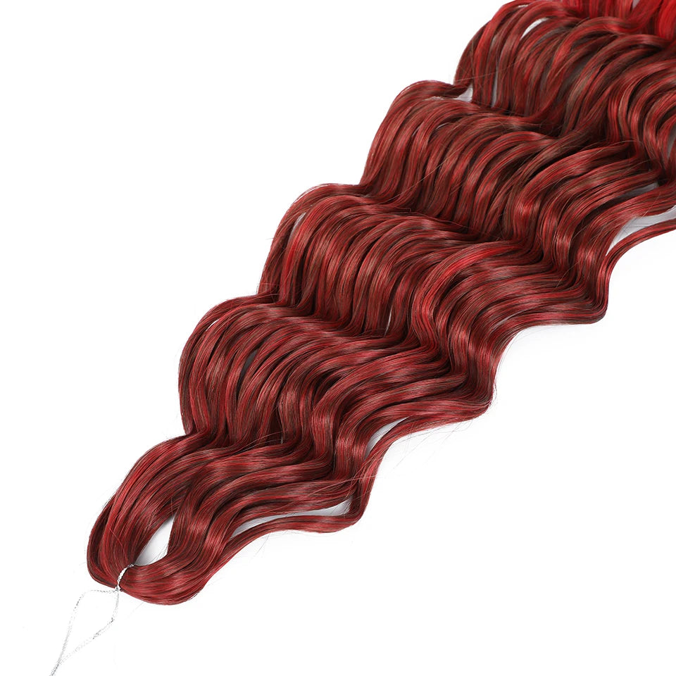 Anna Curls Loose Wave Synthetic Crochet Braiding Hair 24in | 50 Strands | 22 Colors - view 18