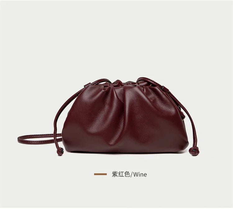 Luxury Soft PU Leather Women's Shoulder Bag | High Quality Small Crossbody Bags & Fashion Female New Handbags (Messenger Hobos) Luxegan