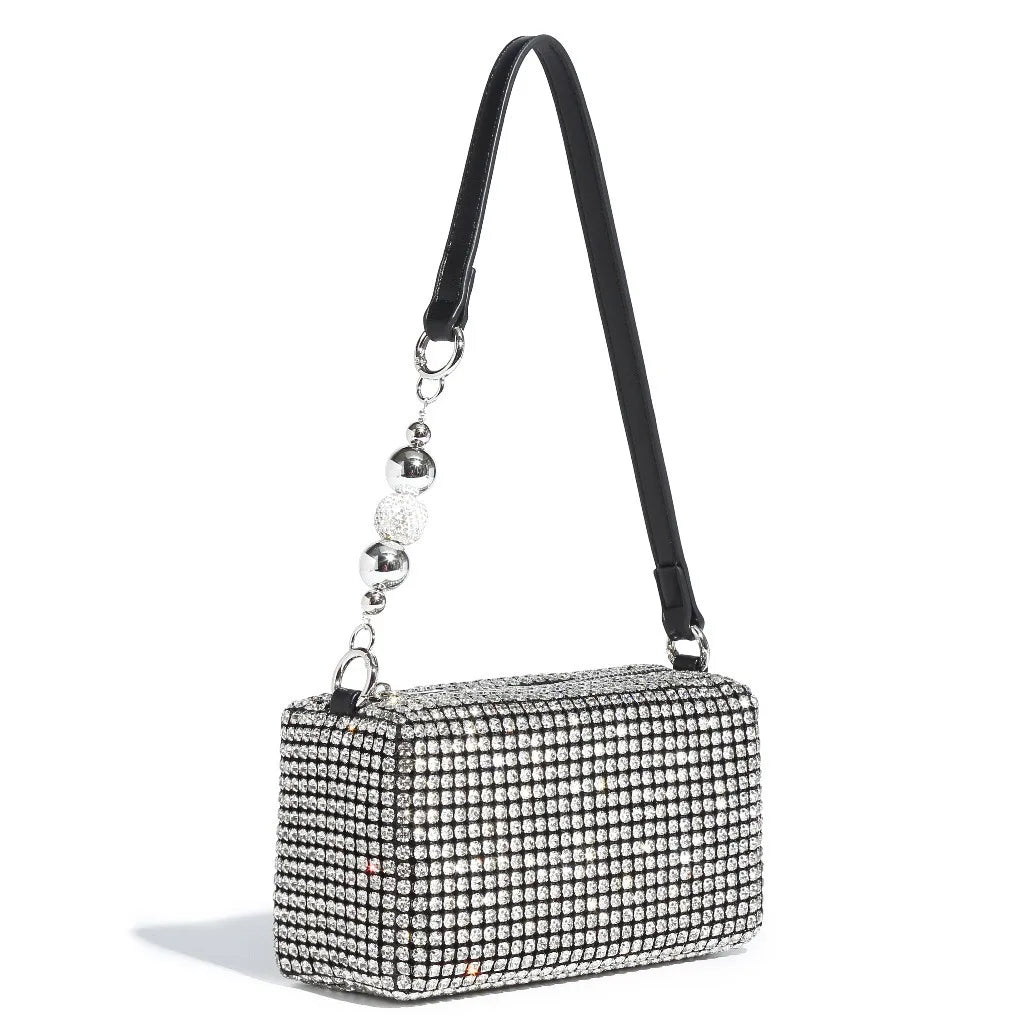 Sparkly Rhinestone Clutch | Elegant Party & Daily Crossbody Luxegan