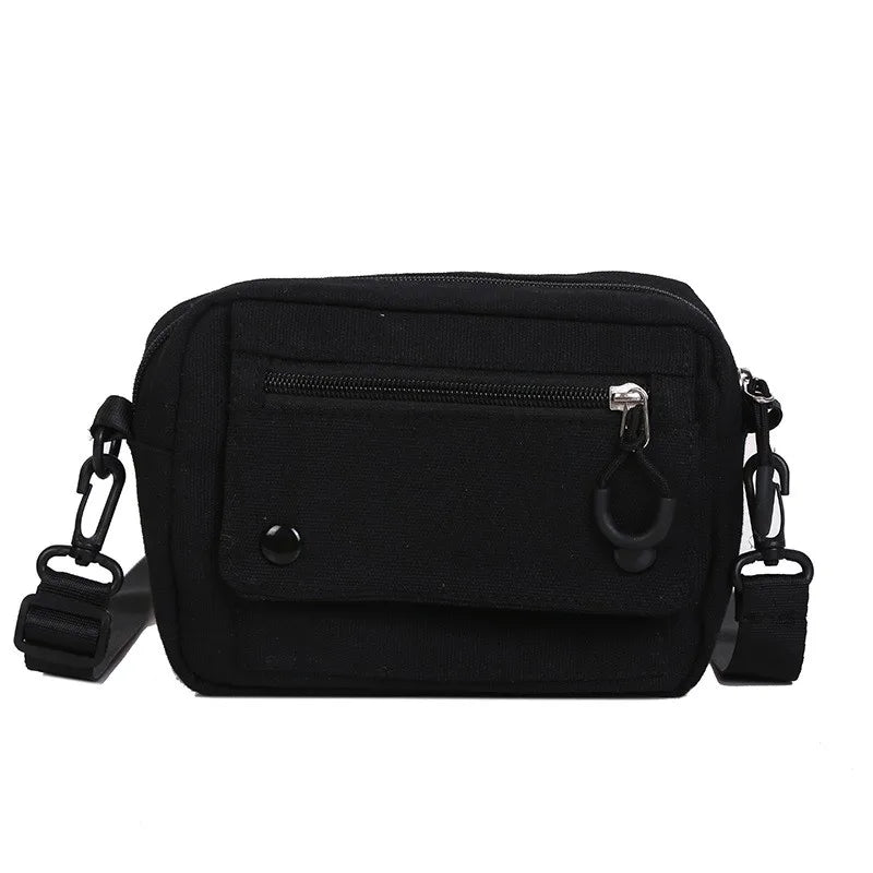 Canvas Crossbody Bag | Korean Mini Student & Cell Phone Bag Luxegan