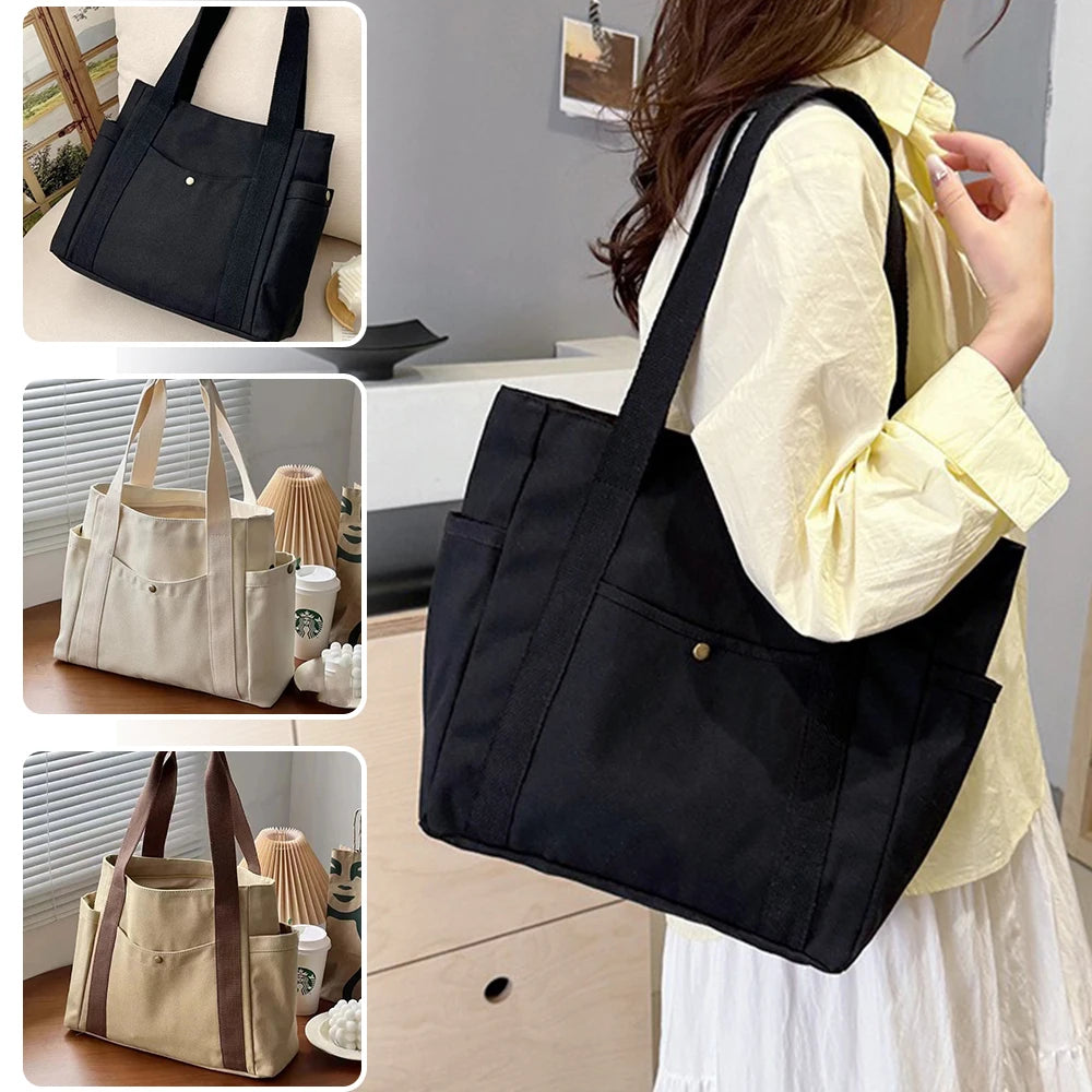 The Aristocats Marie Cat Large Capacity Canvas Tote Bags | Work Commuting Carrying Bag Student Outfit Book Shoulder Shopping Bag Luxegan