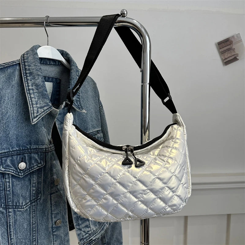 Space Cotton Shoulder Bag | Fashion Square Bag & Crossbody Bag Luxegan