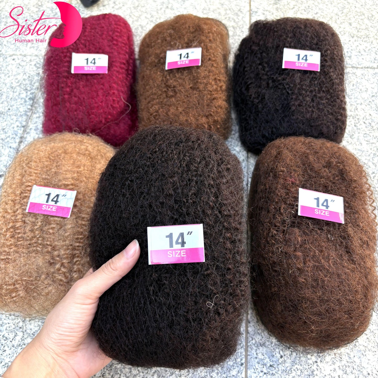 4C Afro Kinky Human Hair Bulk | Locs, Twists & Braids Extensions | 10-18in