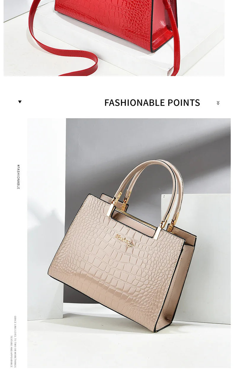 Versatile Premium Women's Atmosphere Bag | Designer Luxury Mother's One Shoulder Handbag (Chic & Spacious) Luxegan