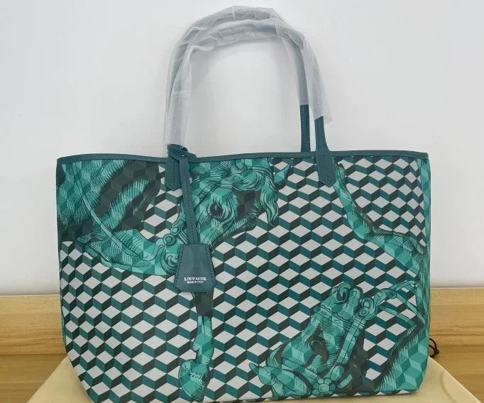 New Tote Bag for Women | Famous Brands Casual Totes & Large Capacity Noir Shoulder Bag (High Quality Genuine Leather) Luxegan