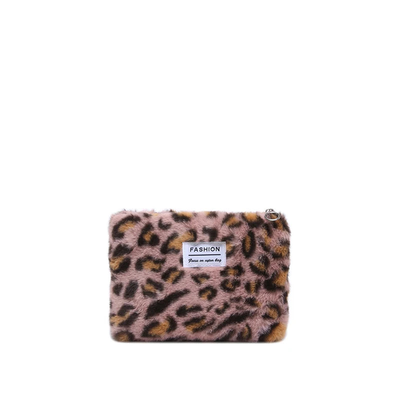 Leopard Print Retro Makeup Bag | Large Capacity Cosmetic Bag & Fashion Portable Storage Bag (Travel Toiletry Bag) Luxegan