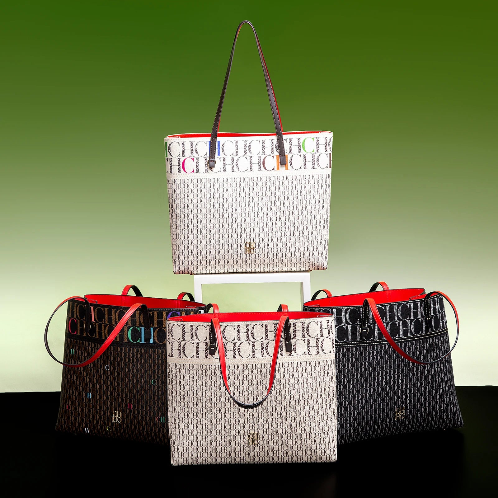 Letter Pattern PVC Tote Bag | Large Capacity Elegant Shoulder Bag Luxegan