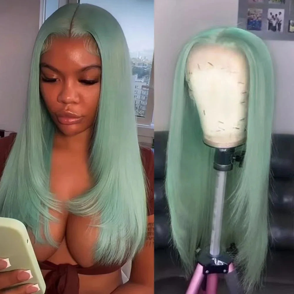 Light Pink Layered Straight Bob | Sophisticated 13x4 HD Transparent Lace Frontal | Elegant 12-Inch High-Temperature Fiber Wig | "Dignified" Natural Hairline Glueless Wig for Daily Wear & Cosplay Luxegan