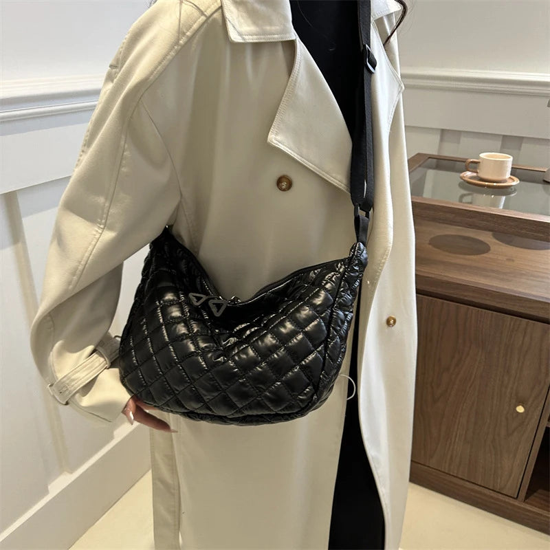 Space Cotton Shoulder Bag | Fashion Square Bag & Crossbody Bag Luxegan