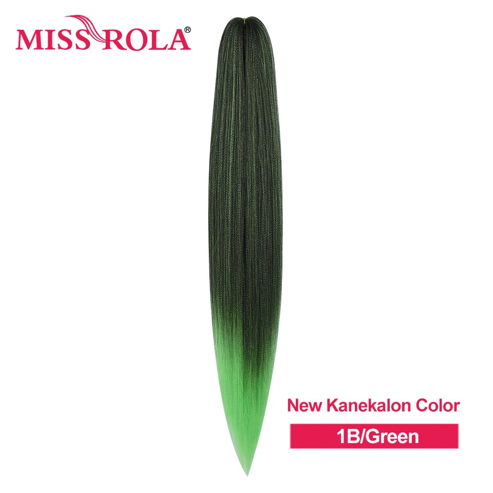 Jumbo Pre-Stretched Kanekalon Braiding Hair 24in – Ombré & Solid Colors Twist Braid Extensions - view 34