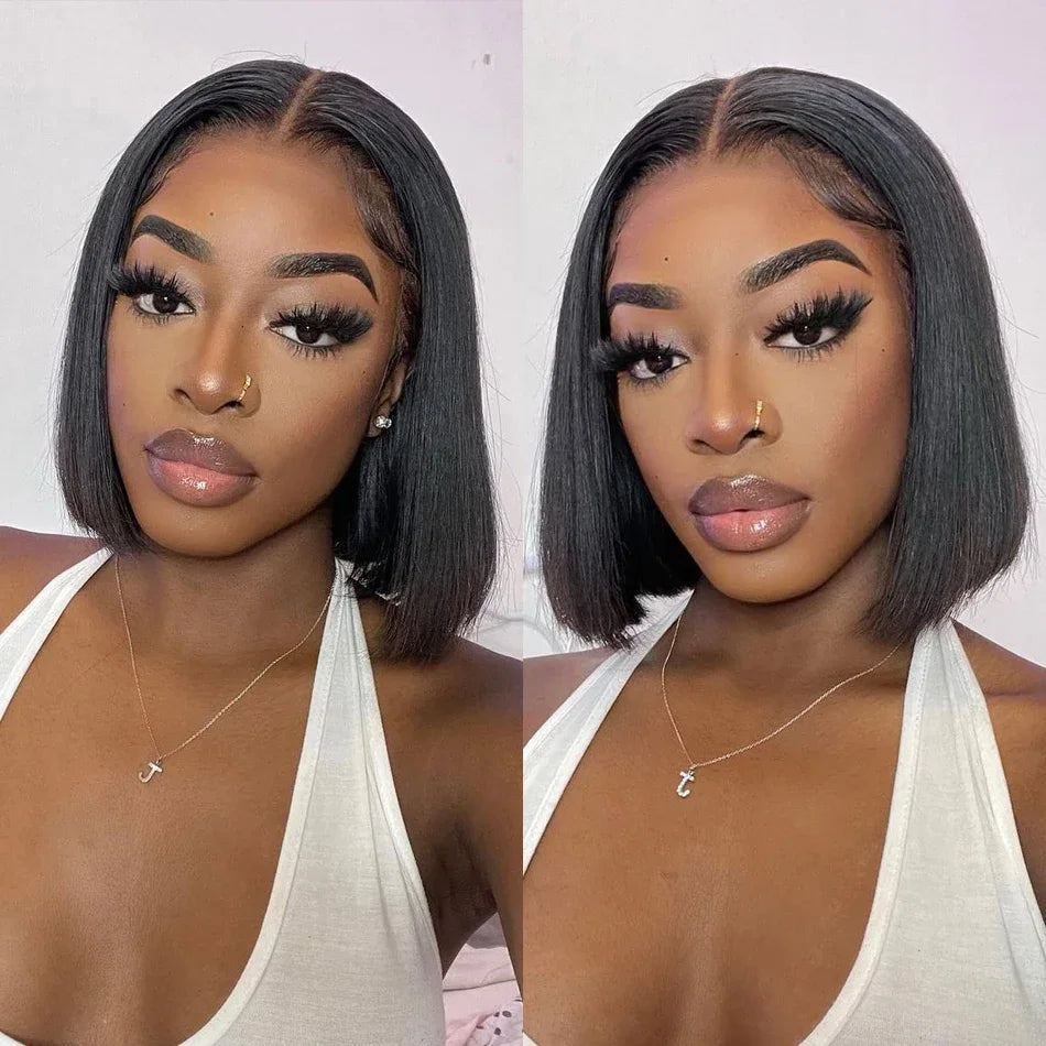 12A Peruvian Straight Bundles | 100% Raw Virgin Human Hair Extensions (Natural Black, 1/3/4 Pcs) Luxegan