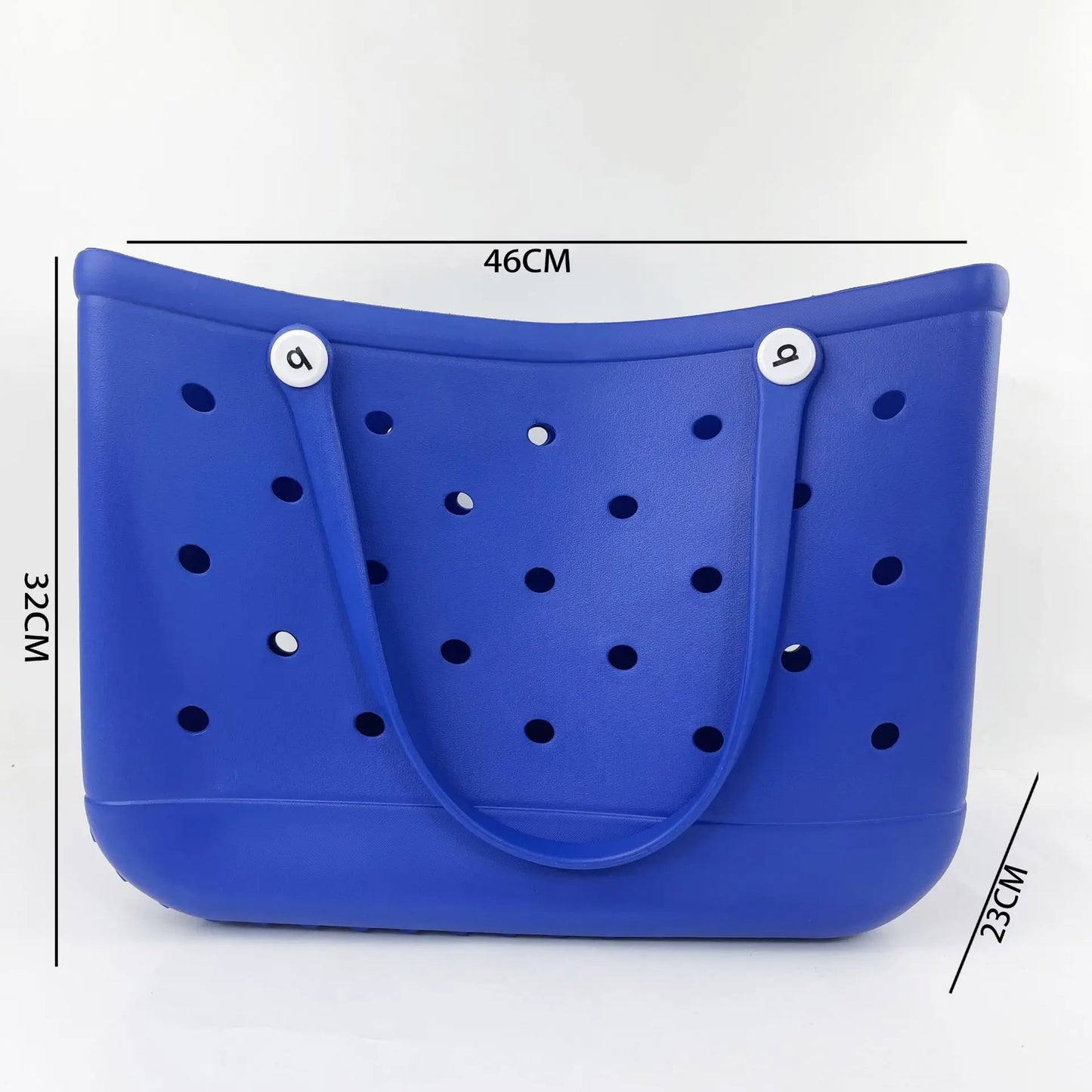 Beach EVA Bogg Bag | Rubber Waterproof Travel Tote Bag & Washable Handbag (For Sports, Beach, Market & Pool) Luxegan