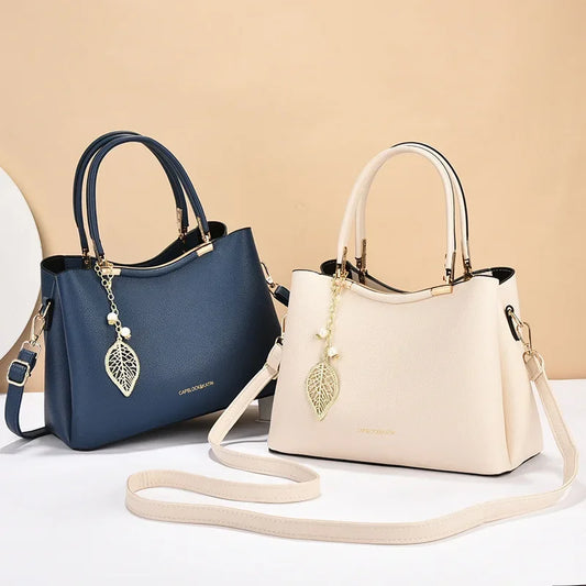 Wedding Banquet Red Handbag | Fashionable High-end Texture & Large Capacity Tote Luxegan