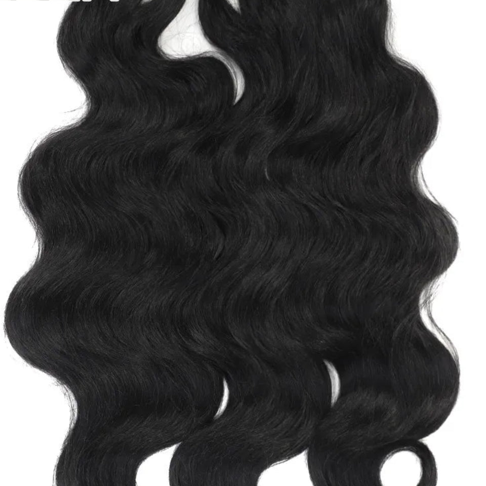 Body Wave Crochet Hair 24in – High-Temp Fiber Ombre Braiding Hair | 60 Strands/Pack | 300g - view 13