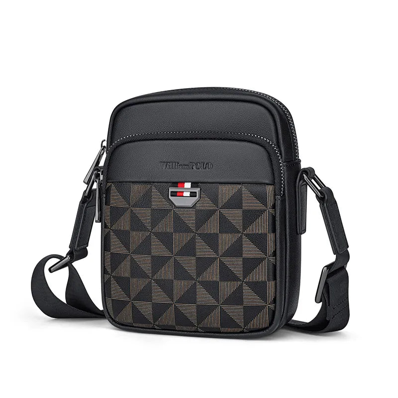Genuine Leather Fashionable Printed Small Backpack | Casual Shoulder Bag Clutch Luxegan