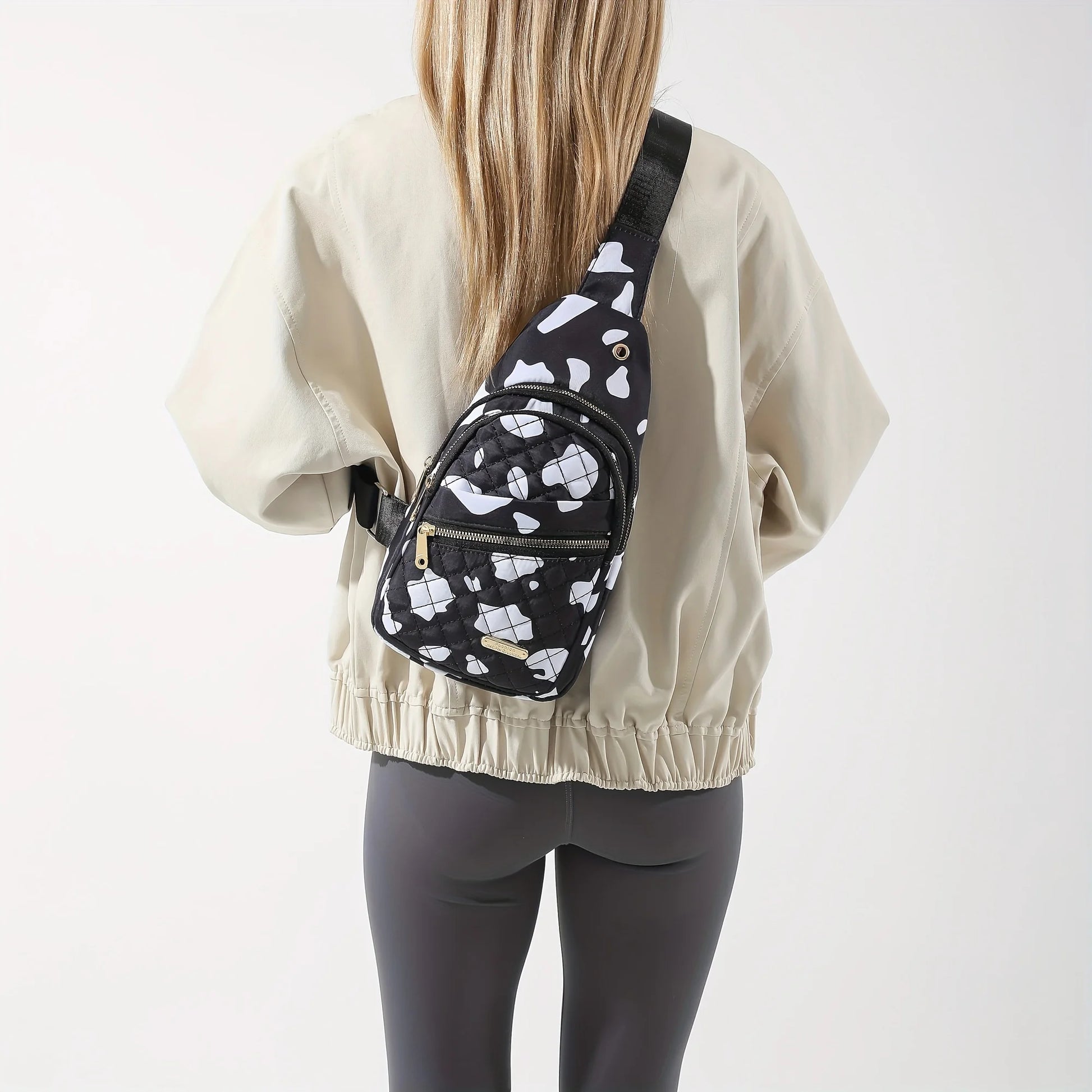 Lightweight & Comfortable Quilted Crossbody Chest Bag | Women's Sling Shoulder Purse Luxegan