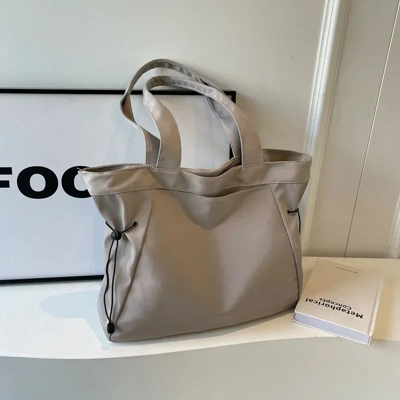 Large Capacity Casual Tote Bag | Simple Travel Handbag & Aesthetic Shoulder Bag Luxegan