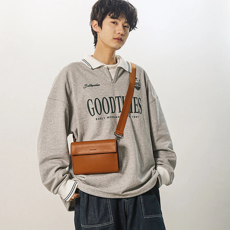 Designer Men Bag Fashion Shoulder Bag Business Briefcase | Unisex Messenger Bags Vintage Leather Crossbody Bag Casual Man Handbags Luxegan