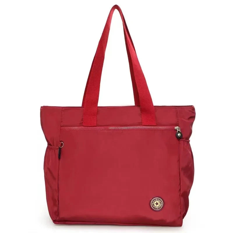 Waterproof Oxford Travel Duffle | Large Capacity Women’s Weekend Bag | Fashion Versatile Shoulder Tote & Shopping Bag (Bolsa De Viagem) Luxegan