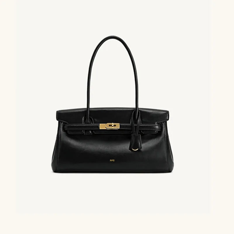 Women's New Genuine Leather Shoulder Bag | Large Capacity Simple Fashion Commuter Handbag Luxegan