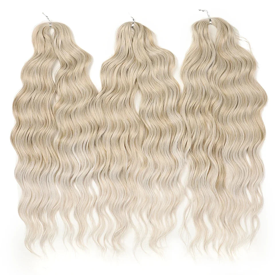 FREEDOM Synthetic Water Wave Crochet Braiding Hair 24 Inch – Ombre & Multi-Tone | 88 Colors | 300g - view 52