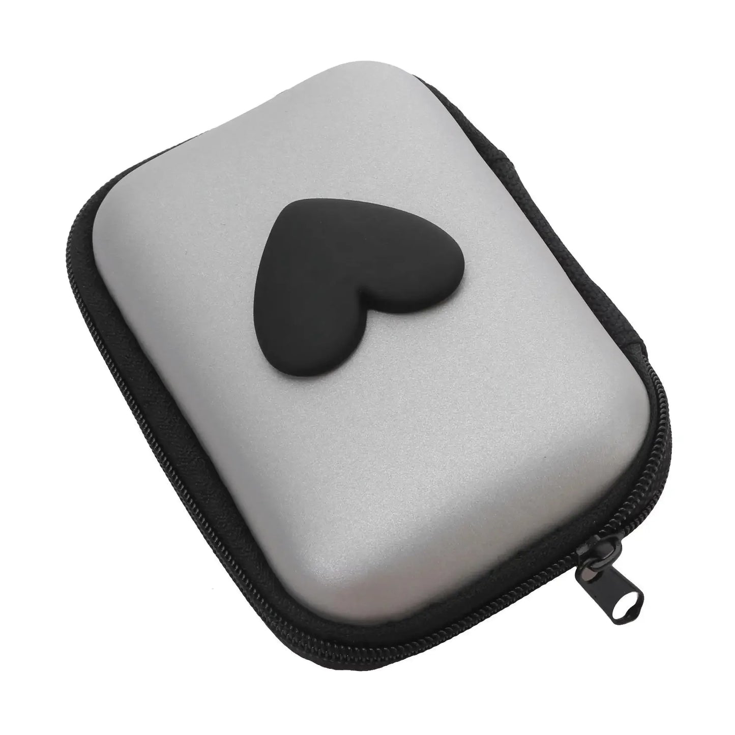 Cute Headphone & Data Cable Storage Bag | Rectangular Box Zipper Pouch Luxegan